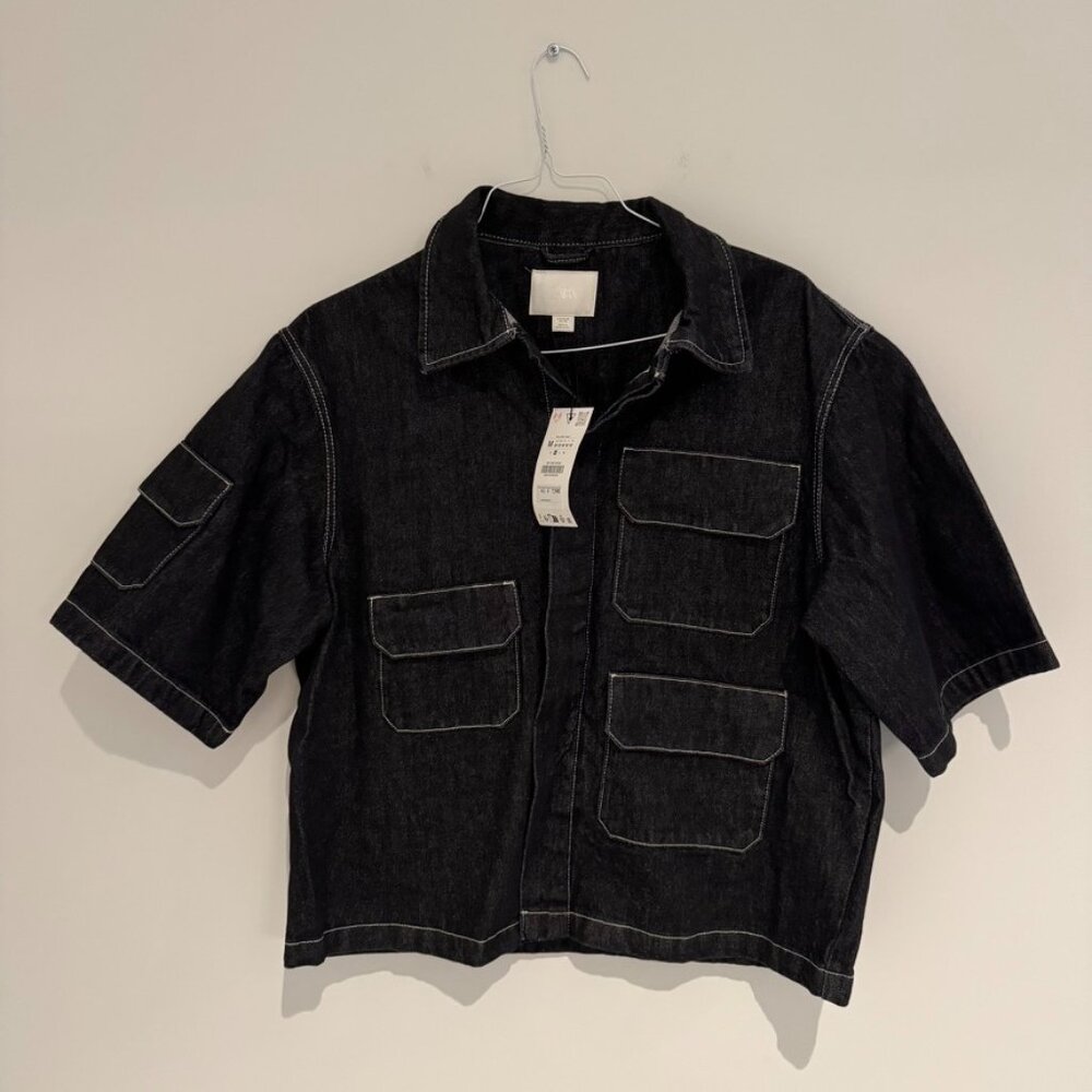 Zara Oversized Japanese Piece Size Small New With Tags